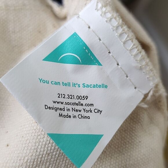 Faherty Canvas Shopping Tote Bag - Picture 9 of 10